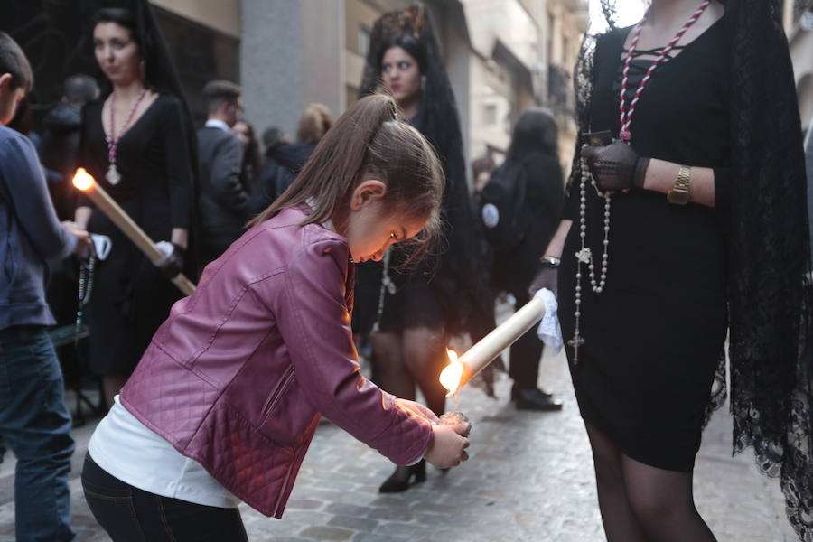 La hermandad de Nuestro Padre Jesús del Perdón y María Santísima de la Aurora Coronada procesiona este Jueves Santo