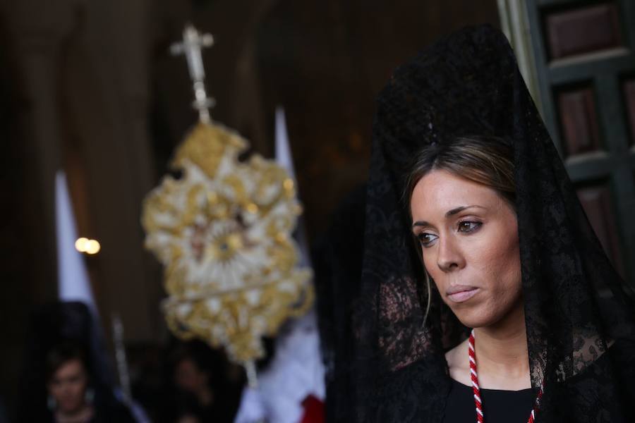 La hermandad de Nuestro Padre Jesús del Perdón y María Santísima de la Aurora Coronada procesiona este Jueves Santo