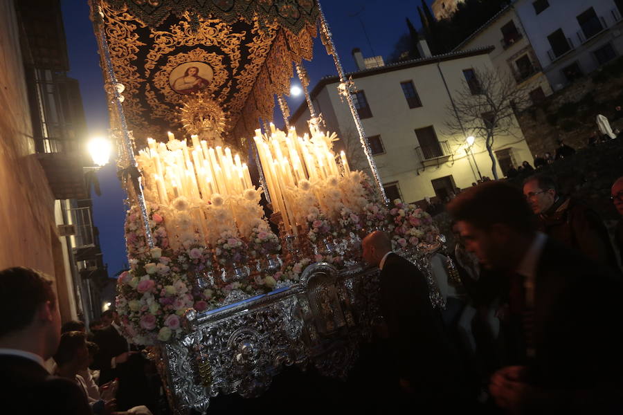 La hermandad de Nuestro Padre Jesús de la Pasión y María Santísima de la Estrella procesiona este Jueves Santo