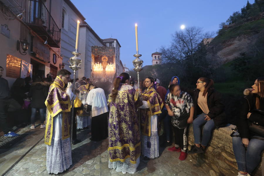 La hermandad de Nuestro Padre Jesús de la Pasión y María Santísima de la Estrella procesiona este Jueves Santo