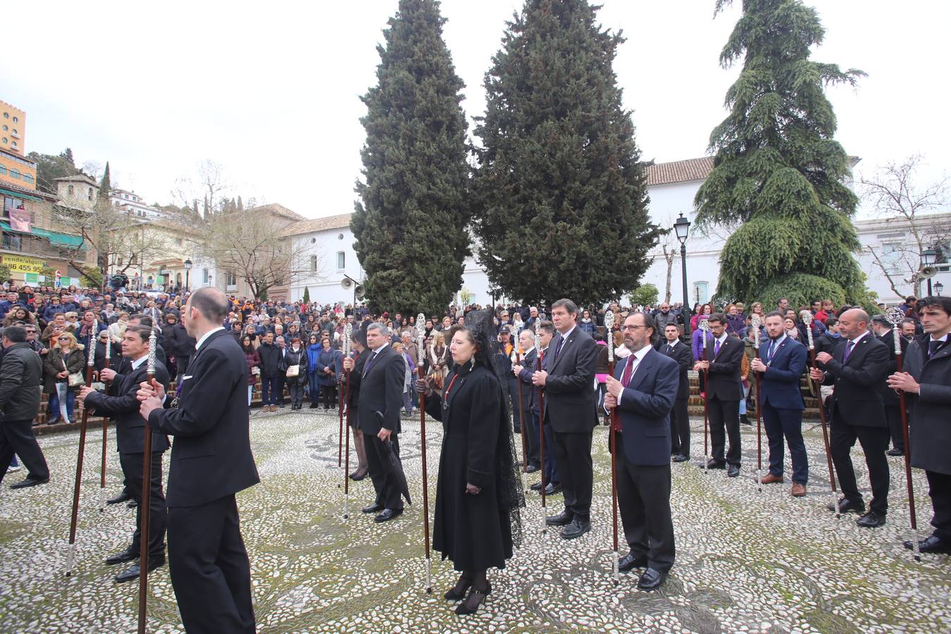 La Soledad de Santo Domingo no ha ido al Campo del Príncipe por la lluvia.