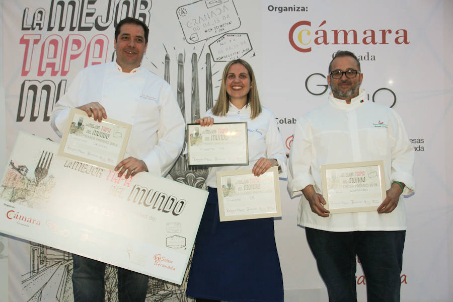 Sancho Original gana la primera edición del concurso gastronómico, que distingue a Puesto 43 con el premio especial 'Sabor Granada'