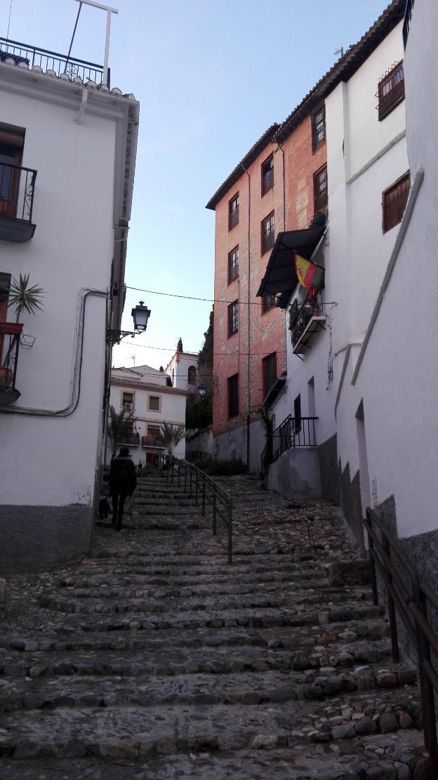 La Cuesta de Santa Catalina, donde ocurrió el suceso.