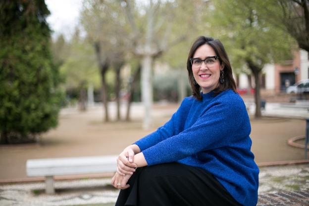 María Francés en el Campo del Príncipe.