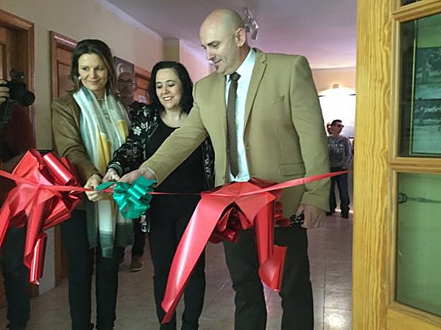 Ana Cobo, Mercedes Soria y Pedro Antonio Villajos. 