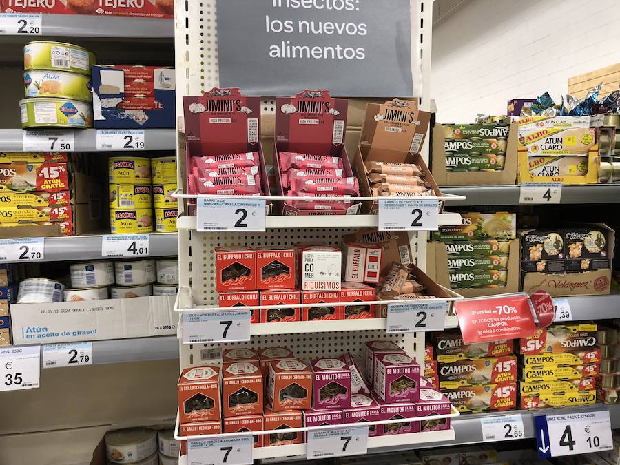 El supermercado comienza a vender cajas con insectos comestibles