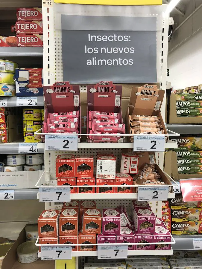El supermercado comienza a vender cajas con insectos comestibles