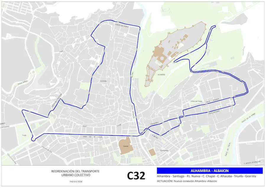 Estos son los nuevos recorridos propuestos por el equipo de gobierno municipal