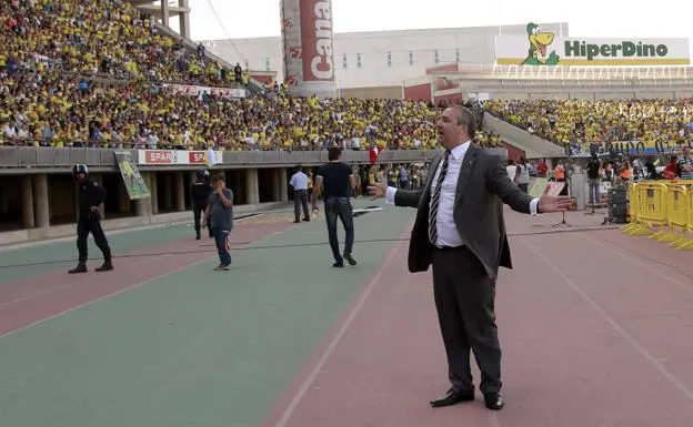 El presidente de la UD Las Palmas, Miguel Ángel Ramírez. 