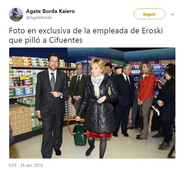 Las redes no han tardado en tirar de humor para contar lo sucedido con Cifuentes