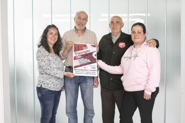 María Ángeles González, Juan Pérez Abella, José Luis Morales y Ana Isabel Escalona.