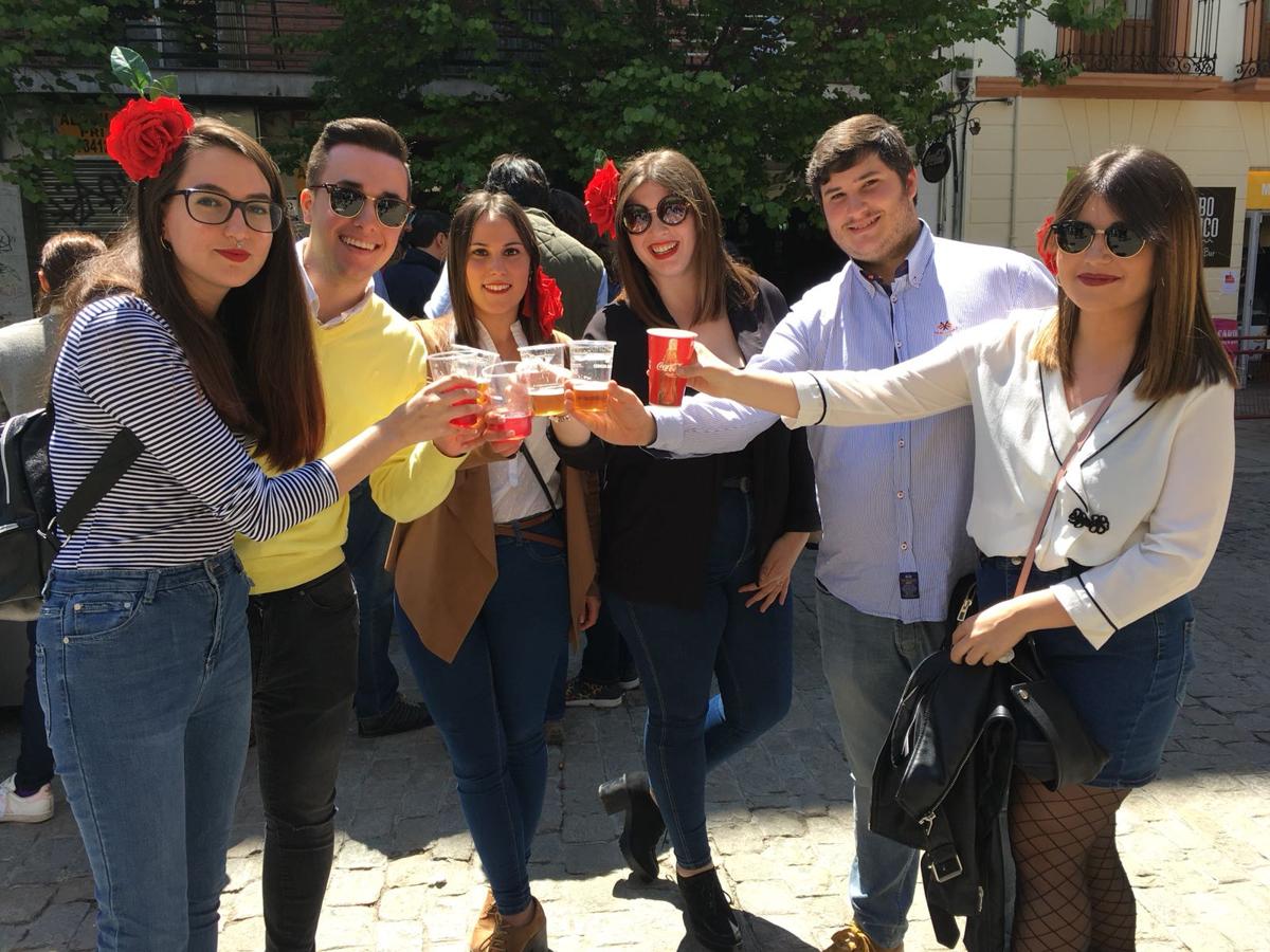 Ambiente en la Plaza de la Universidad