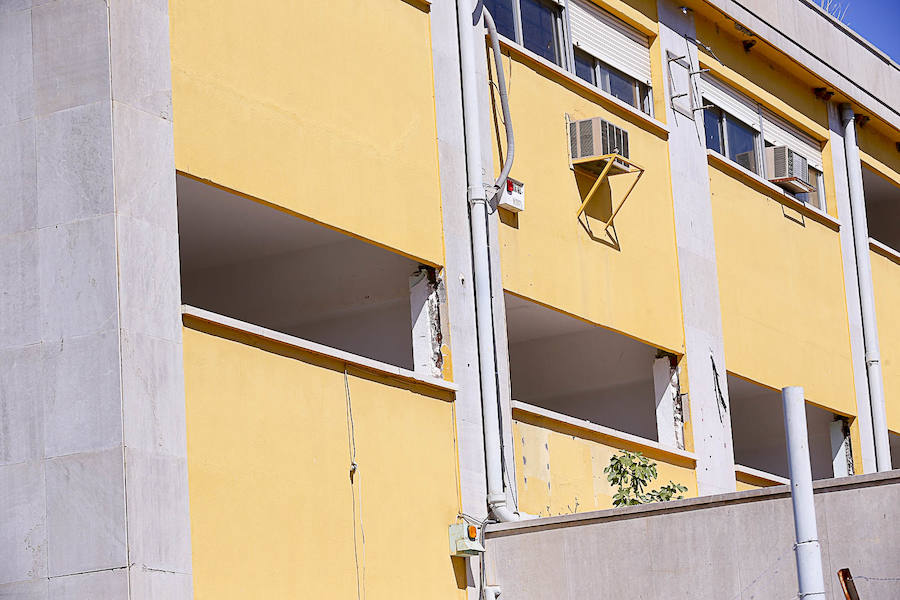 Los trabajos han comenzado en el interior del edificio militar, que se habrá transformado en un alojamiento en cuatro meses