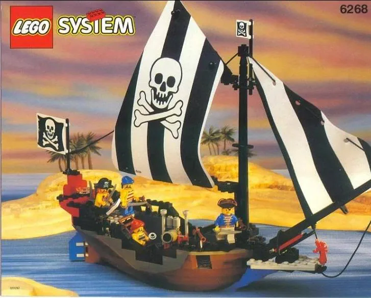 El barco pirata de Lego