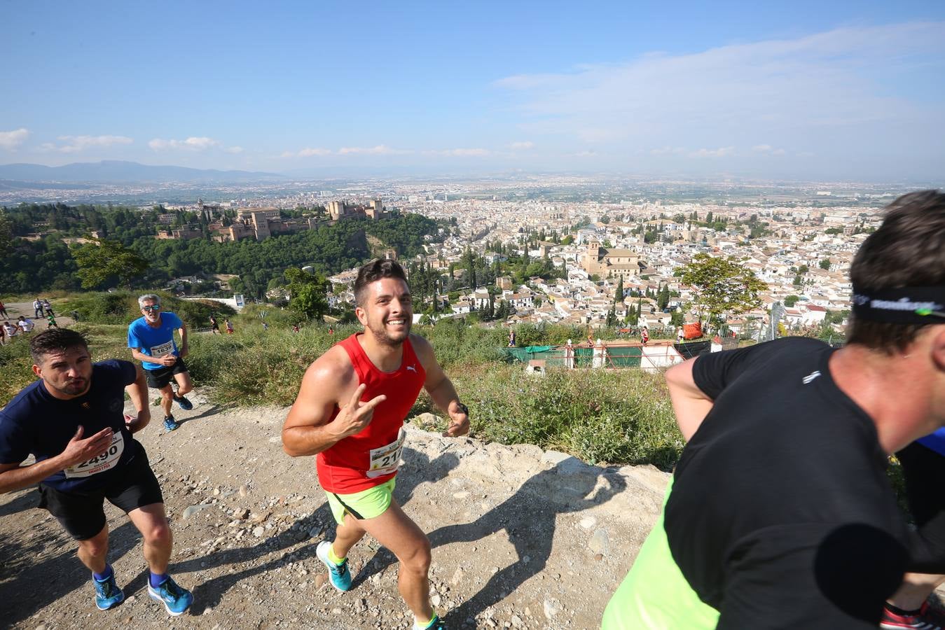 Sólo cuatro de los 3.000 participantes lograron bajar de la hora por la exigencia del recorrido