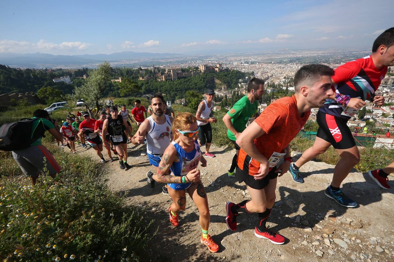 Sólo cuatro de los 3.000 participantes lograron bajar de la hora por la exigencia del recorrido