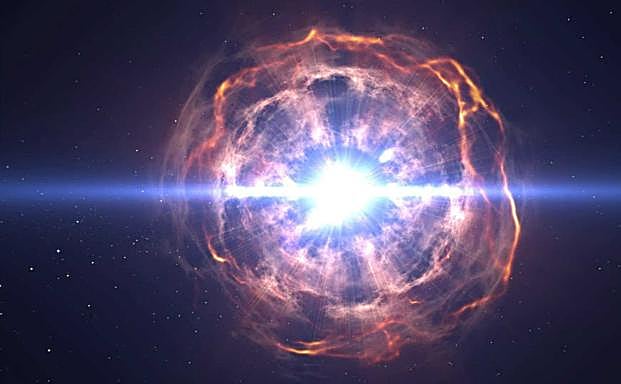 Las supernovas podrían ser la causa de extinciones pasadas en la Tierra