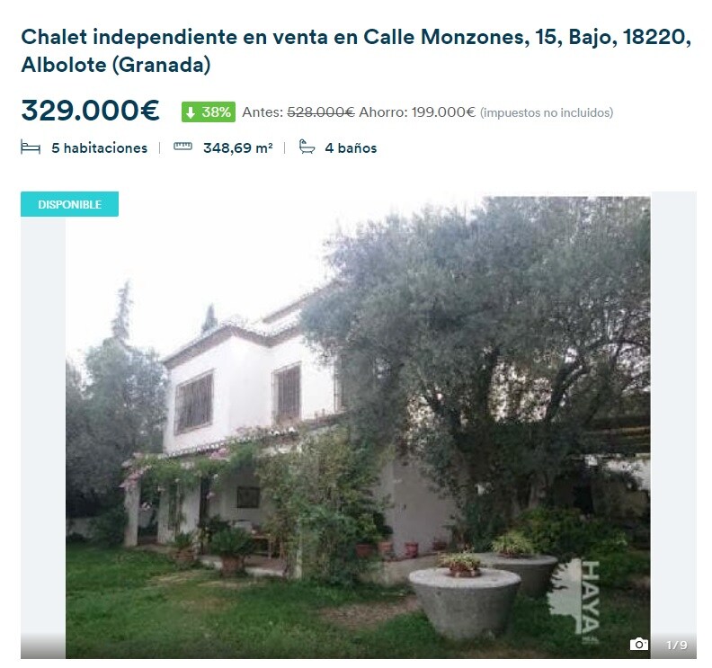 Hay pisos, chalets, casas adosadas, dúplex y locales comerciales