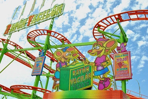 El Ratón Vacilón, montaña rusa para niños y padres que quieran compartir emociones fuertes en compañía. 