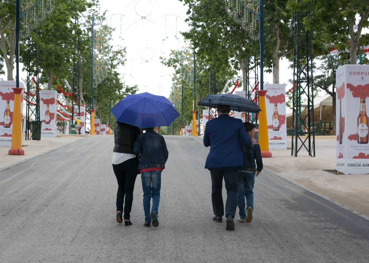 A pesar de que en esta zona de Granada no ha llovido con intensidad, el ambiente no ha sido el más propicio 