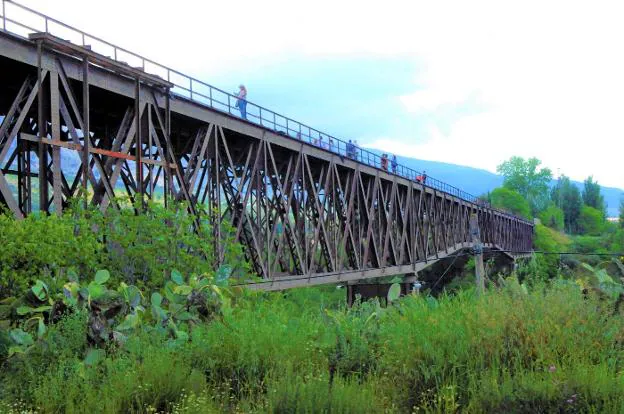 El puente donde ocurrió la tragedia. 