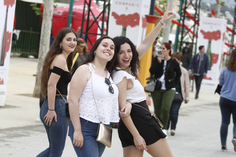 La afluencia de visitantes aumenta conforme se van acercando los días grandes de las fiestas. Para ver todas las fotografías de este Corpus, pulsa en el siguiente enlace.