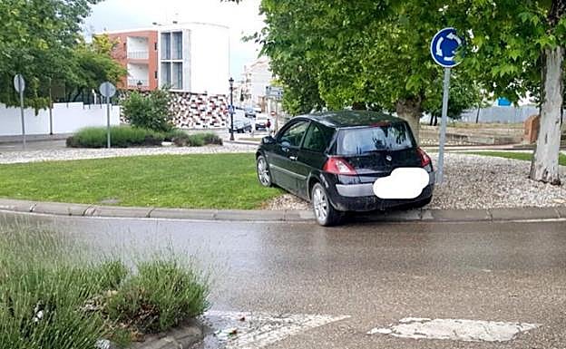 Vehículo accidentado.