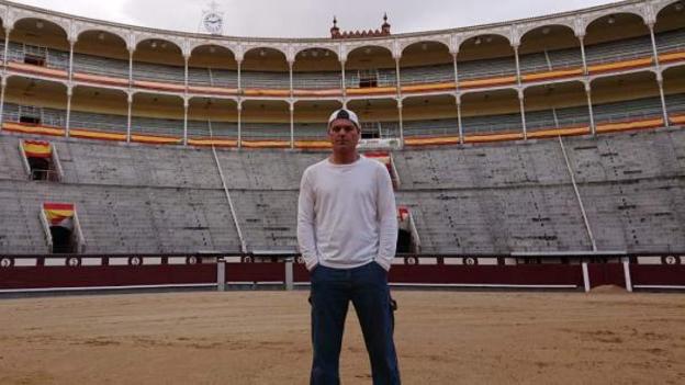 Frank Cuesta, en Las Ventas. 