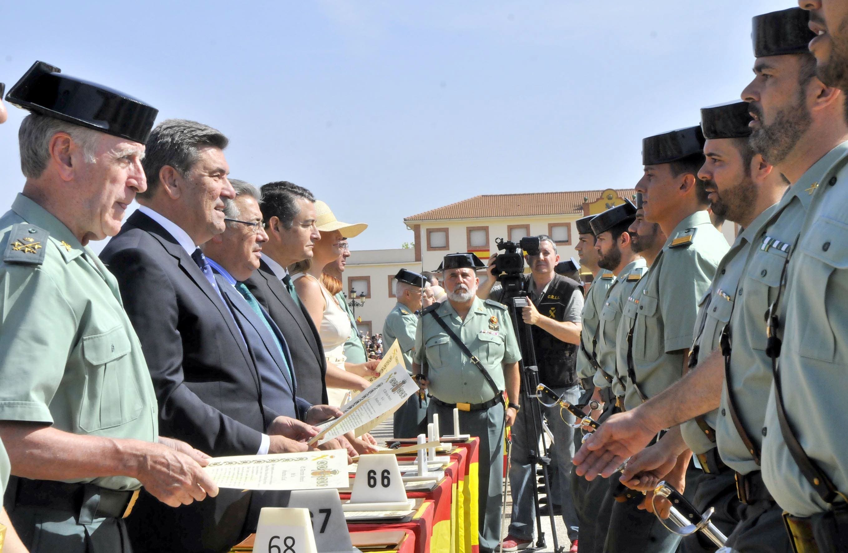  Entrega de despachos en la Academia de la Guardia Civil de Baeza, con la presencia del exministro de Interior Juan Ignacio Zoido el año pasado. 