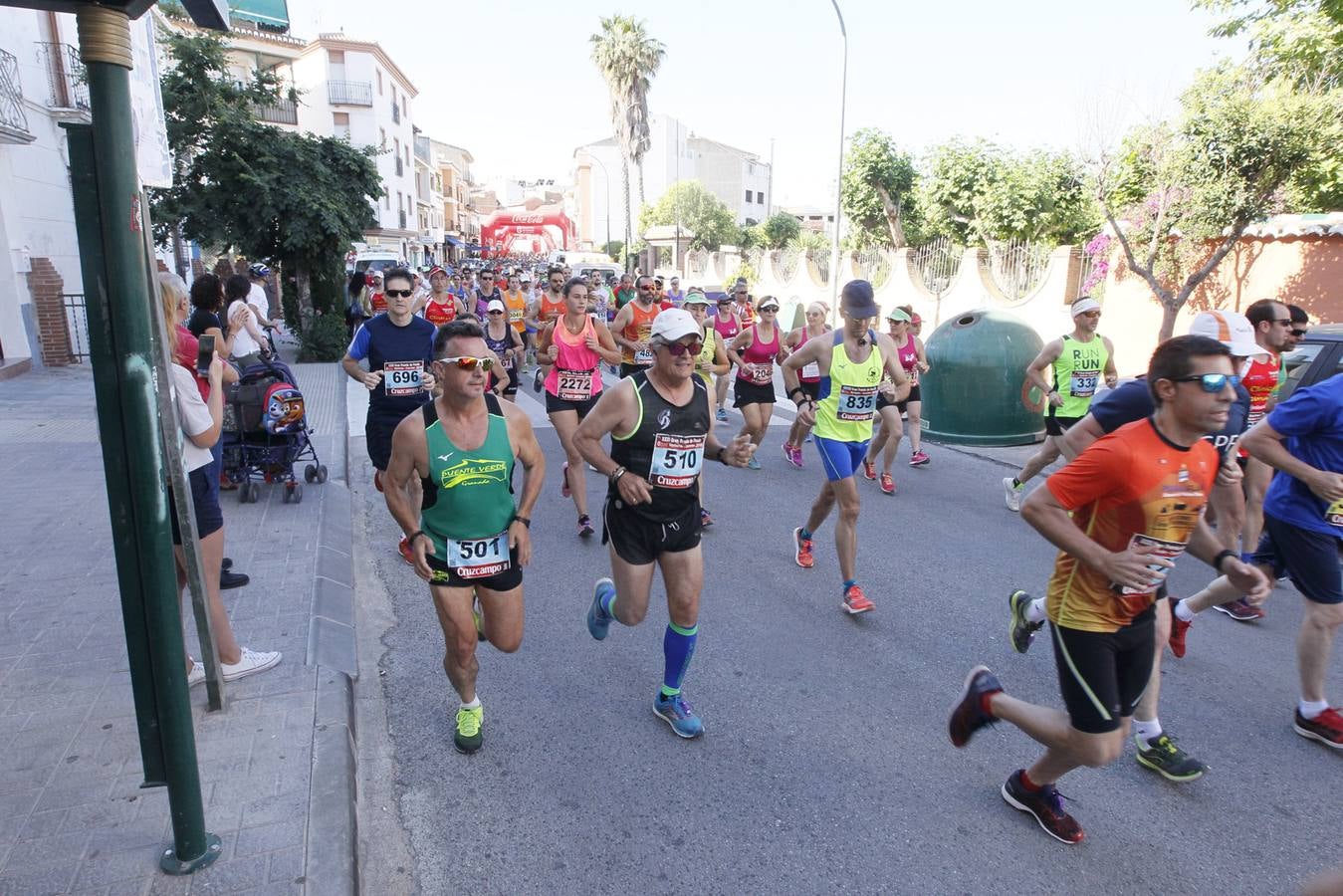 Manuel Santiago y Claudia Estévez se sobreponen al calor en Dúrcal