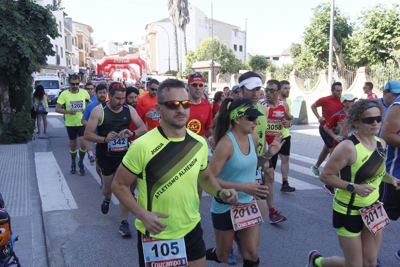 Manuel Santiago y Claudia Estévez se sobreponen al calor en Dúrcal