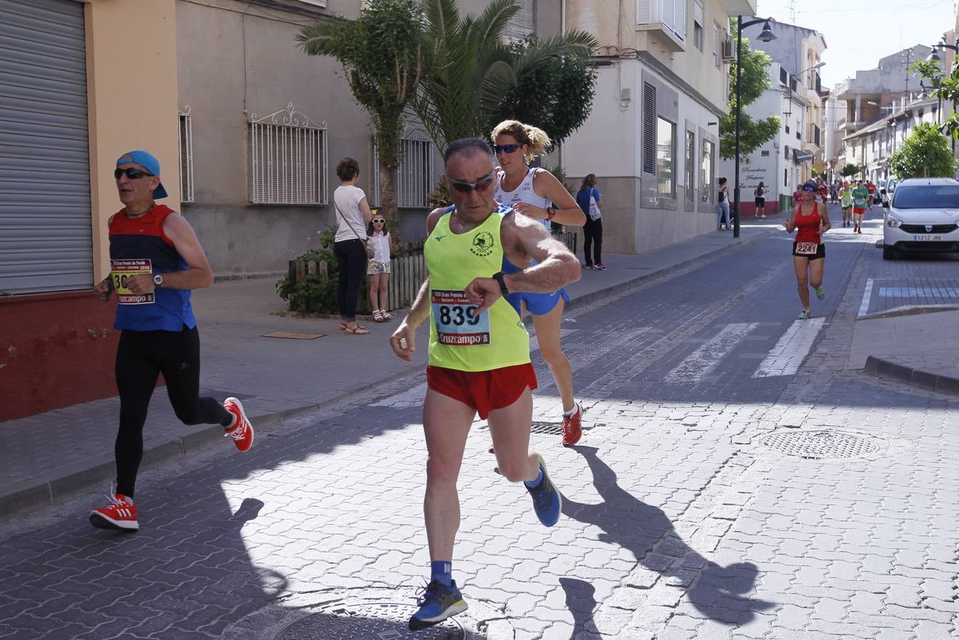 Manuel Santiago y Claudia Estévez se sobreponen al calor en Dúrcal