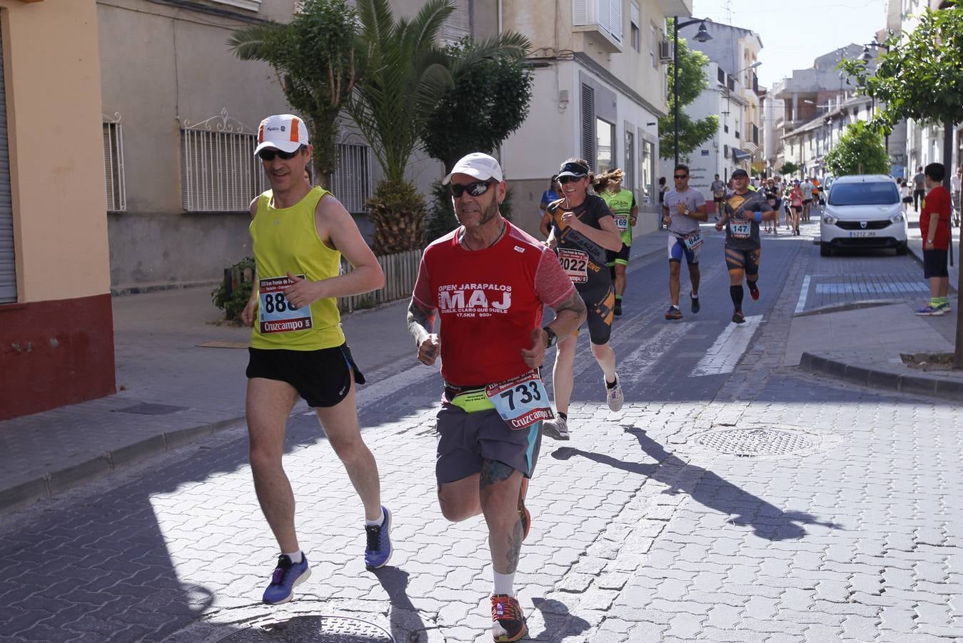 Manuel Santiago y Claudia Estévez se sobreponen al calor en Dúrcal