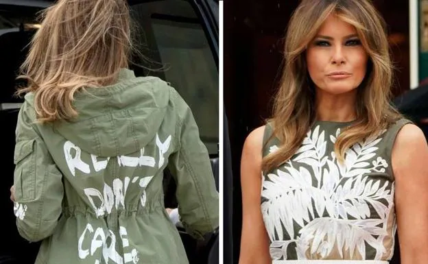 Estallan las críticas contra Melania Trump por el mensaje oculto en su chaqueta de Zara