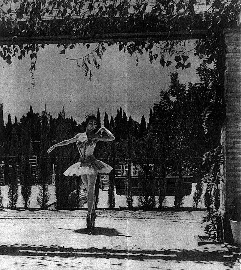 Margot Fonteyn en el Generalife