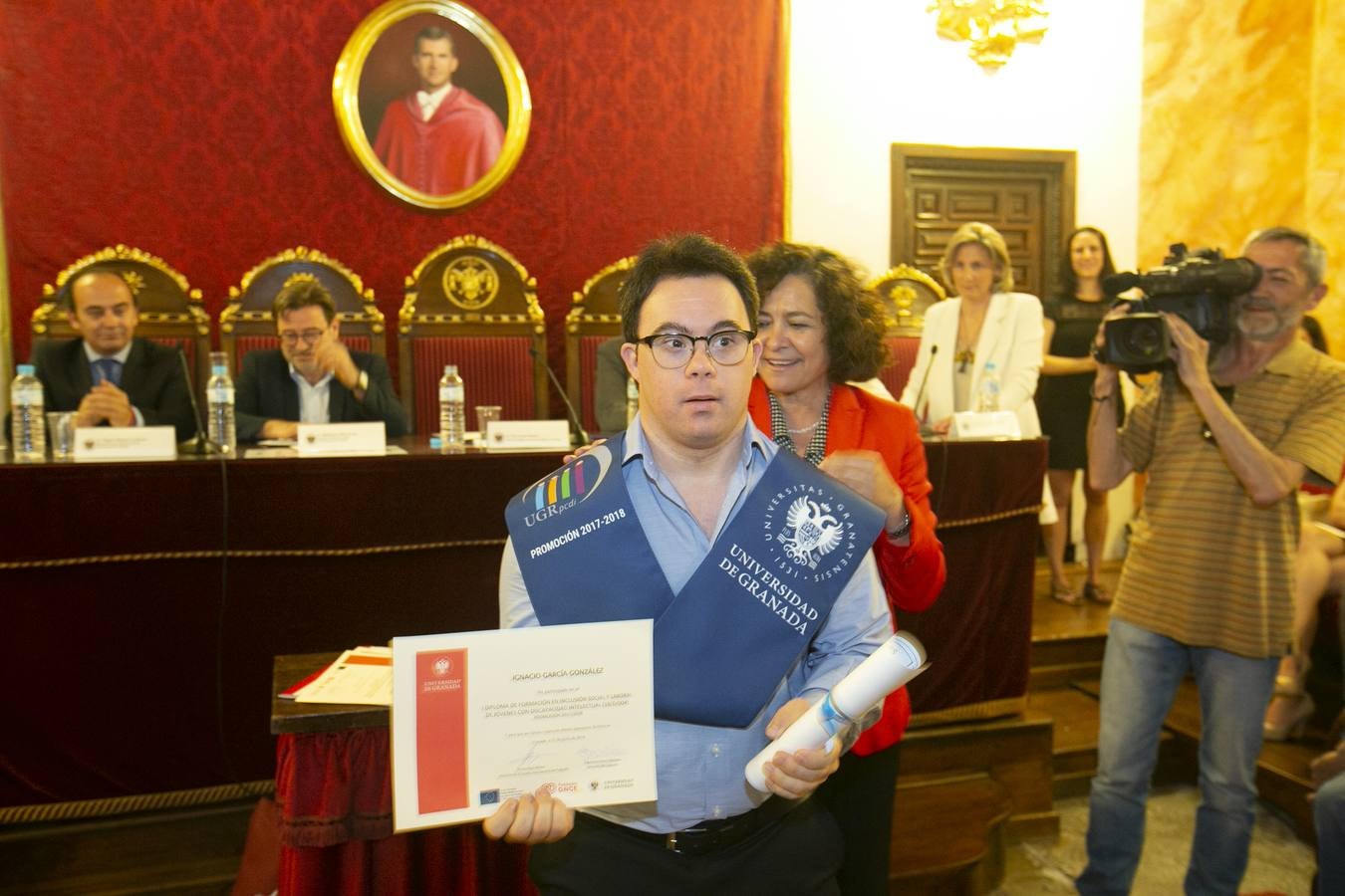 La Facultad de Derecho acoge el acto de graduación del primer diploma de inclusión social y laboral de estas características en la Universidad granadina