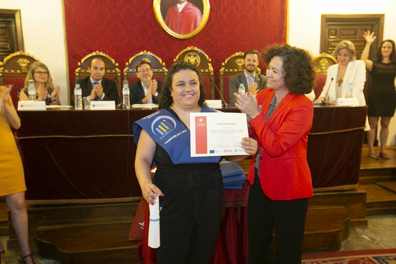 La Facultad de Derecho acoge el acto de graduación del primer diploma de inclusión social y laboral de estas características en la Universidad granadina