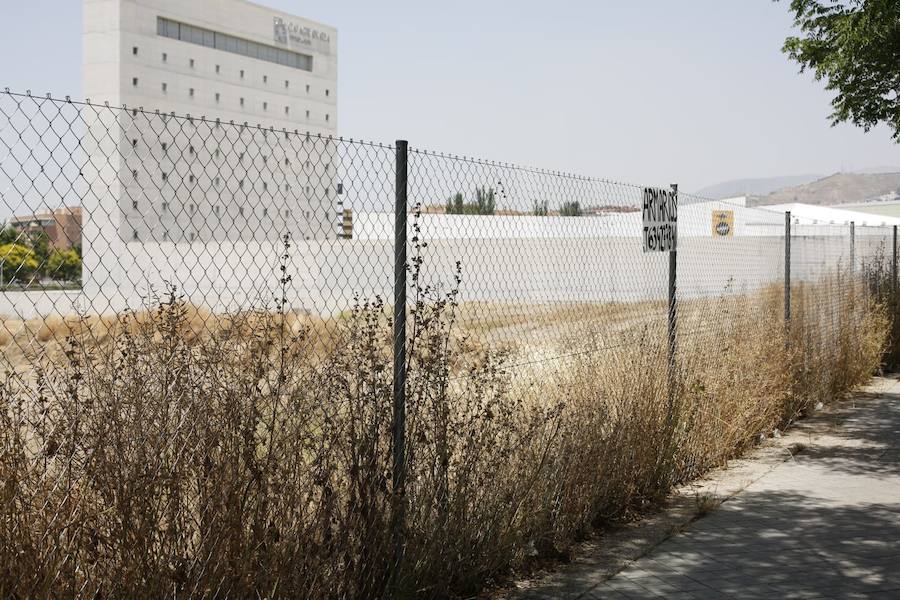 El incidente se produjo cerca de las instalaciones de la Ciudad Deportiva del Granada CF, donde debido a las lluvias se ha acumulado una gran cantidad de matojos