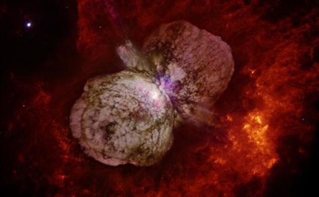 Los rayos cósmicos del sistema Eta Carinae podrían llegar a la Tierra