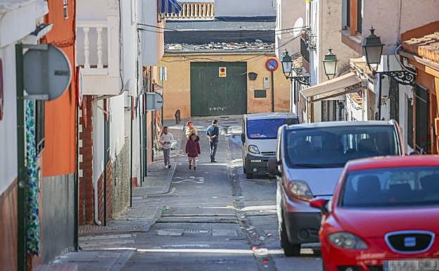 Calle en la que se produjo el tiroteo de Haza Grande en la pasada Nochevieja.
