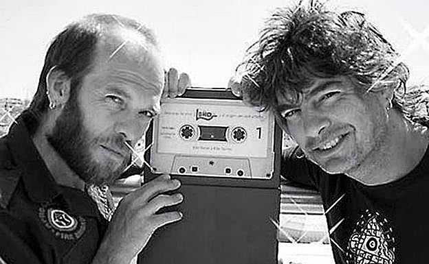 De izquierda a derecha, Kike Babas y Kike Turrón.