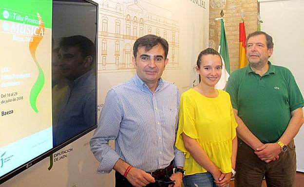 Presentación del Taller Provincial de música que organiza Diputación de Jaén. 