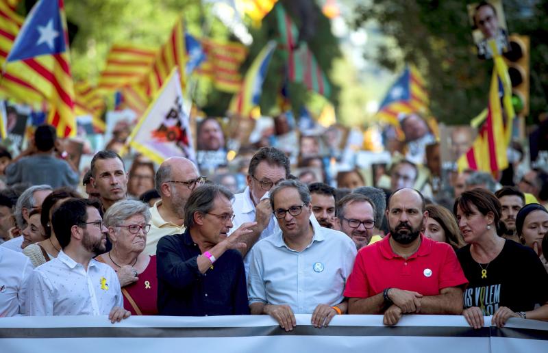 El expresident Puigdemont respalda en un mensaje desde Hamburgo la convocatoria de la ANC, Òmnium Cultural y la Asociación de Derechos Civiles de Cataluña