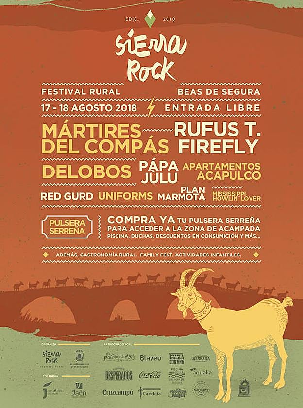 Mártires del Compás cierra el cartel del SierraRock, en Beas de Segura