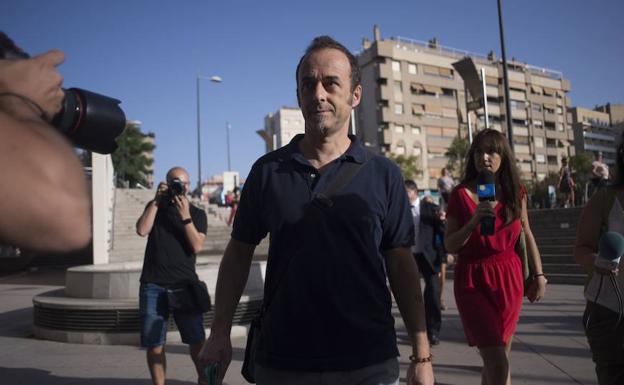 Francesco Arcuri, llegando a los Juzgados de Granada el pasado año. 