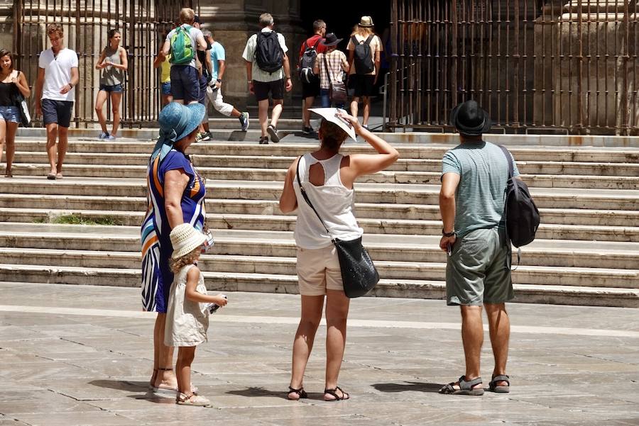 La previsión de la AEMET establece que la capital registrará valores en torno a los 40 grados al menos hasta el domingo