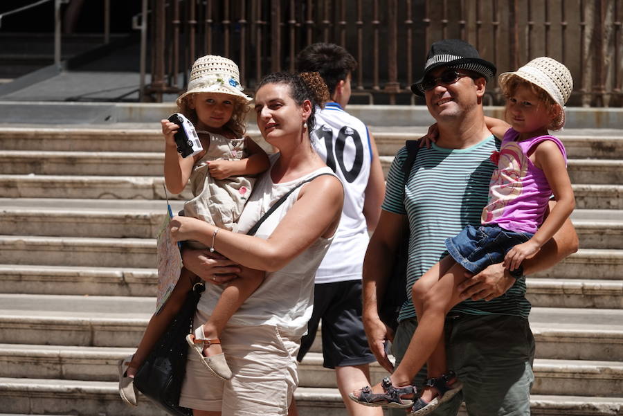 La previsión de la AEMET establece que la capital registrará valores en torno a los 40 grados al menos hasta el domingo