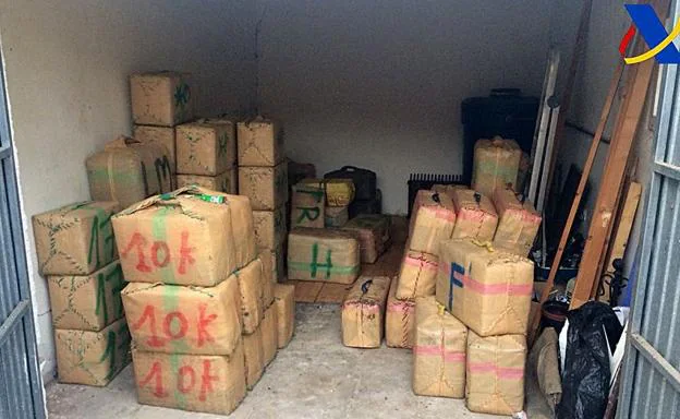 Desmantelan otra 'guardería' de droga en Cádiz con 2.500 kilos de hachís