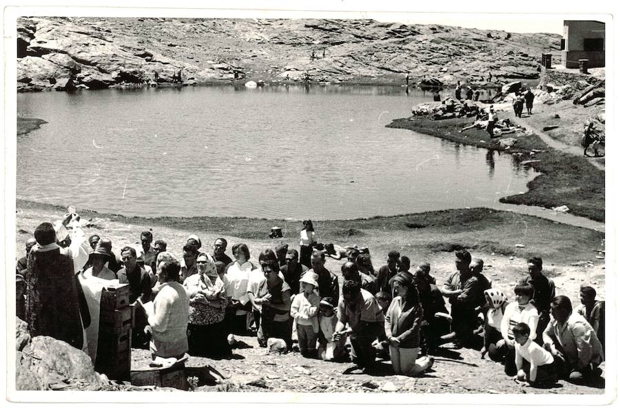 Misa en la Laguna de las Yeguas en 1965