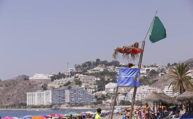 Hay bandera verde en muchas playas de la Costa